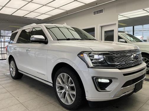 White Platinum Tri-Coat Metallic 2018 Ford Expedition Platinum