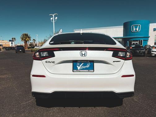 Platinum White Pearl 2026 Honda Civic Sport