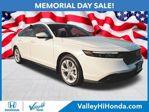 Platinum White Pearl 2026 Honda Accord LX