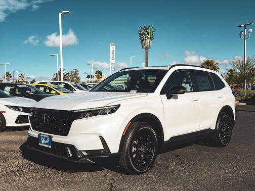 Platinum White Pearl 2026 Honda CR-V Hybrid Sport-L