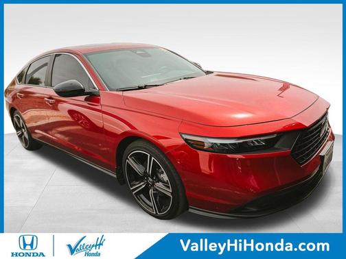 Red 2025 Honda Accord Hybrid Sport