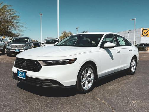 Platinum White Pearl 2026 Honda Accord LX