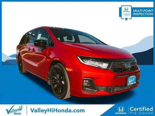 Red 2025 Honda Odyssey Sport-L