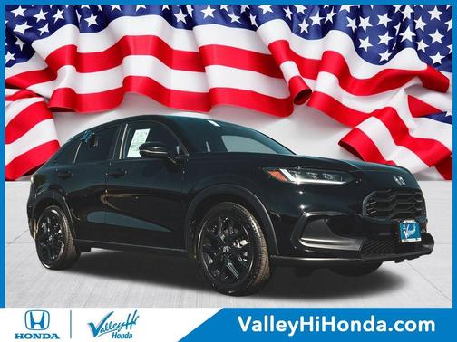 Crystal Black Pearl 2024 Honda HR-V Sport