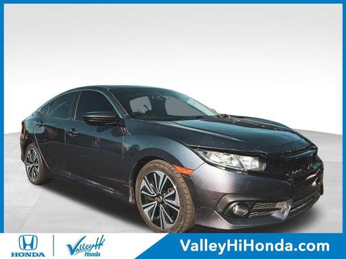 Black 2018 Honda Civic EX-T