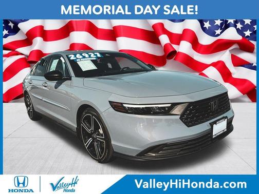 Gray 2023 Honda Accord Hybrid Sport