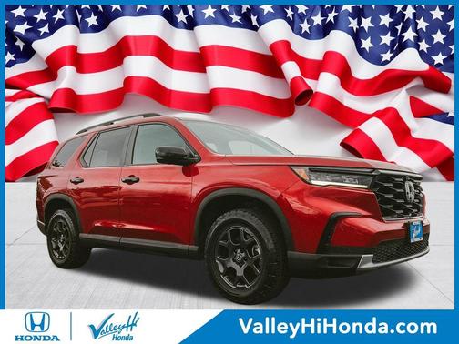 Red 2024 Honda Pilot TrailSport