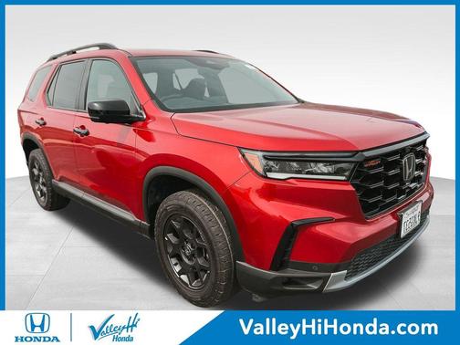 Red 2024 Honda Pilot TrailSport