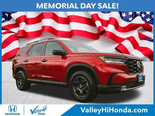 Red 2024 Honda Pilot TrailSport