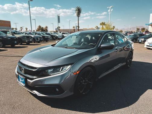 Gray 2020 Honda Civic Sport