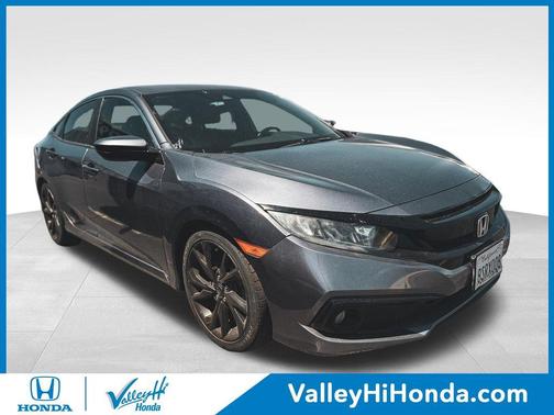 Gray 2020 Honda Civic Sport