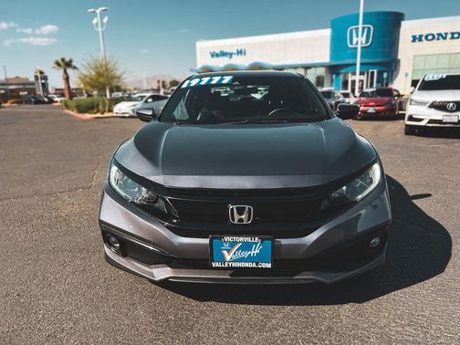 Gray 2020 Honda Civic Sport