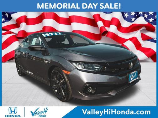 Gray 2020 Honda Civic Sport