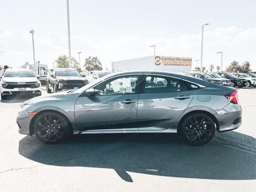 Gray 2020 Honda Civic Sport