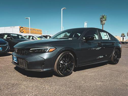 Meteorite Gray Metallic 2026 Honda Civic Sport