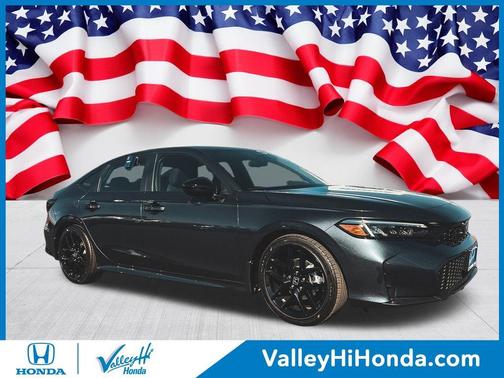 Meteorite Gray Metallic 2026 Honda Civic Sport