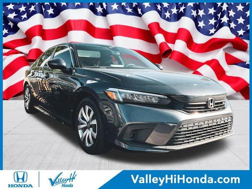Gray 2024 Honda Civic LX