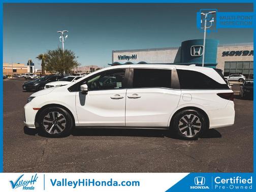 White 2025 Honda Odyssey EX-L