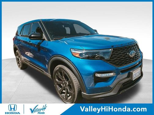 Blue Metallic 2022 Ford Explorer ST