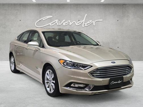 White Gold Metallic 2017 Ford Fusion Energi SE Luxury