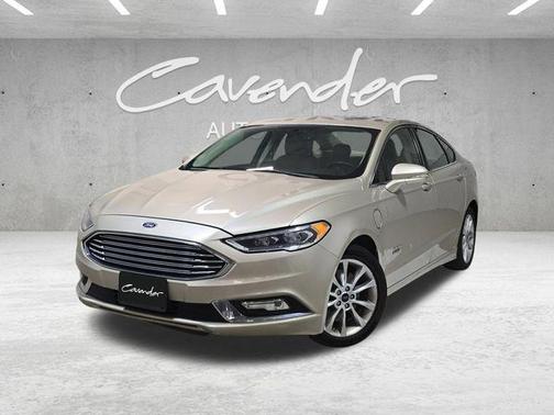 White Gold Metallic 2017 Ford Fusion Energi SE Luxury