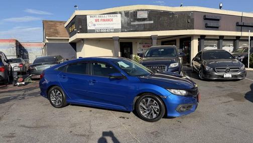 Blue 2017 Honda Civic EX