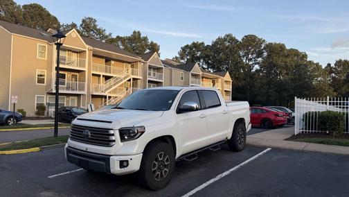 Super White 2019 Toyota Tundra Limited