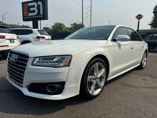 WHITE 2018 Audi A8 L 3.0T
