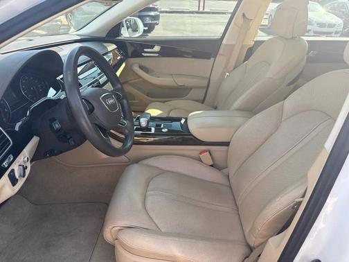 WHITE 2018 Audi A8 L 3.0T