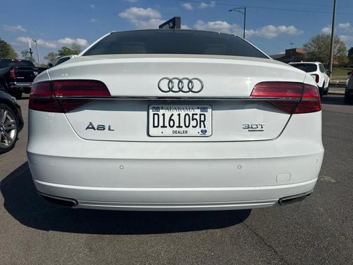 WHITE 2018 Audi A8 L 3.0T