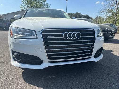 WHITE 2018 Audi A8 L 3.0T