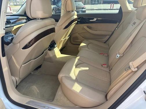 WHITE 2018 Audi A8 L 3.0T