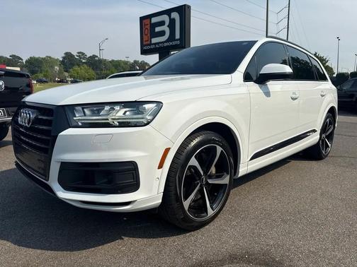 WHITE 2019 Audi Q7 55 Prestige