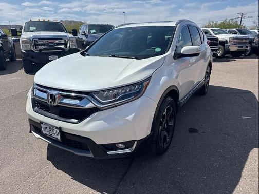 White Diamond Pearl 2018 Honda CR-V Touring