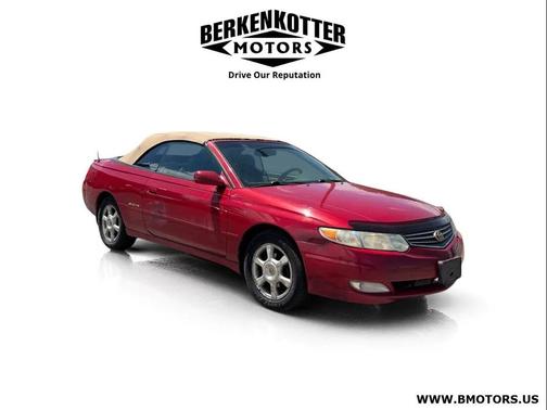 Red Flame Metallic 2002 Toyota Camry Solara SE V6