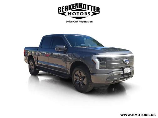 Carbonized Gray Metallic 2022 Ford F-150 Lightning LARIAT