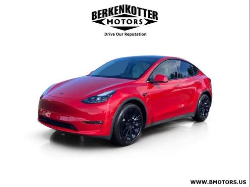 Red 2023 Tesla Model Y Long Range Dual Motor All-Wheel Drive