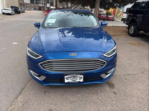White Platinum Metallic Tri-Coat 2017 Ford Fusion Energi Titanium