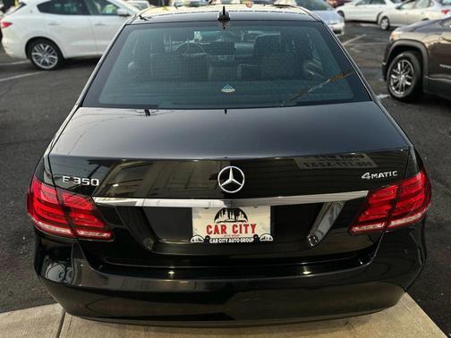 Black 2016 Mercedes-Benz E-Class E 350 4MATIC Sedan 4D