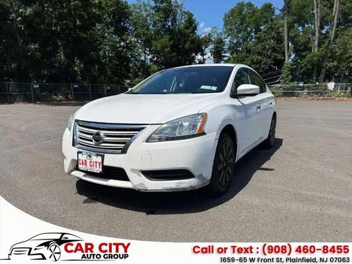 White 2015 Nissan Sentra SV