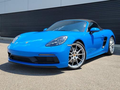Shark Blue 2025 Porsche 718 Boxster GTS 4.0