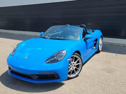 Shark Blue 2025 Porsche 718 Boxster GTS 4.0