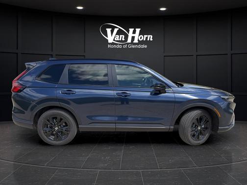 Blue Metallic 2026 Honda CR-V Hybrid Sport Touring AWD