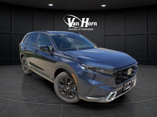 Blue Metallic 2026 Honda CR-V Hybrid Sport Touring AWD