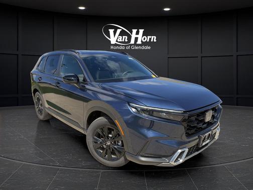 Blue Metallic 2026 Honda CR-V Hybrid Sport Touring AWD