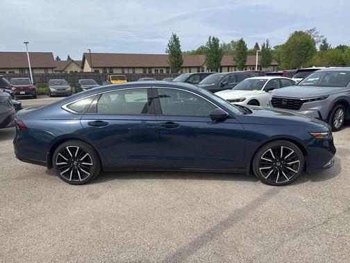 Canyon River Blue Metallic 2024 Honda Accord Hybrid Touring