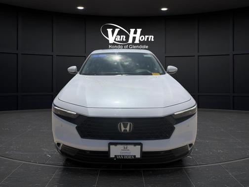 Platinum White Pearl 2025 Honda Accord Hybrid Touring