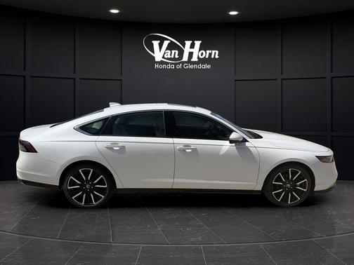 Platinum White Pearl 2025 Honda Accord Hybrid Touring