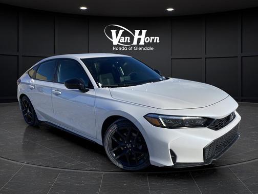 Platinum White 2026 Honda Civic Sport