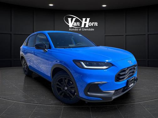 Boost Blue Pearl 2026 Honda HR-V AWD Sport